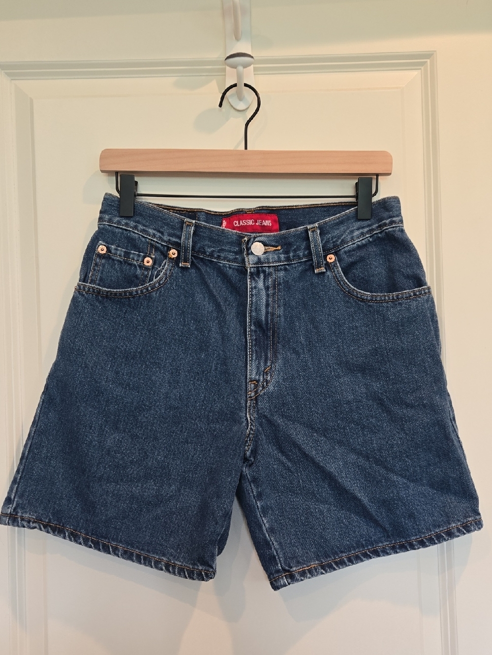 Levi's Vintage 100% Cotton Dark Blue Denim Jeans with Red Tab